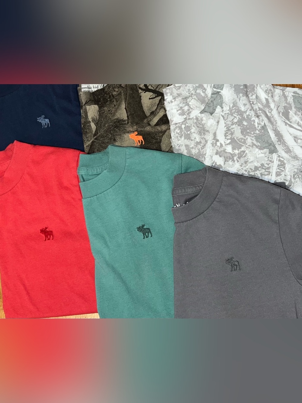Boys Abercrombie basic tees